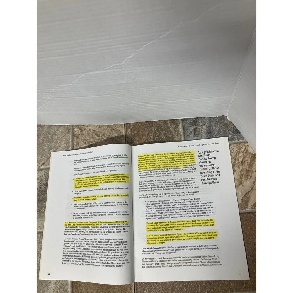 Judicial Watch Special Report Exposing the Deep State September 2017 Publication